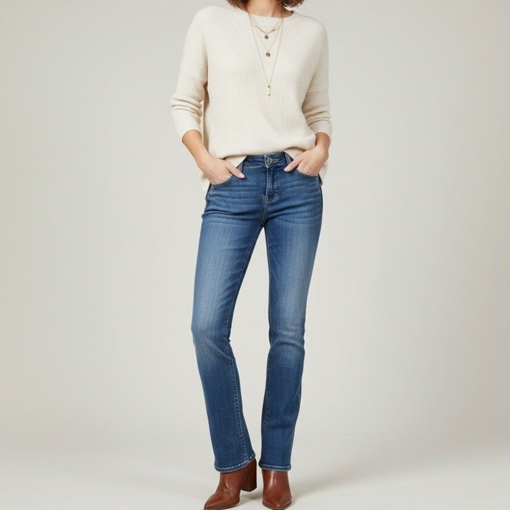Silver Jeans Co Suki Slim Boot Jeans 34x31 Dark Wash Stretch Mid Rise Flare‎